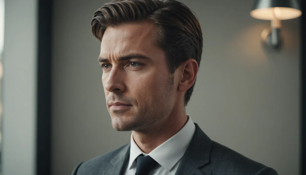 boucle d'oreille a droite homme