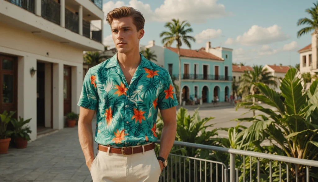 chemise col cubain