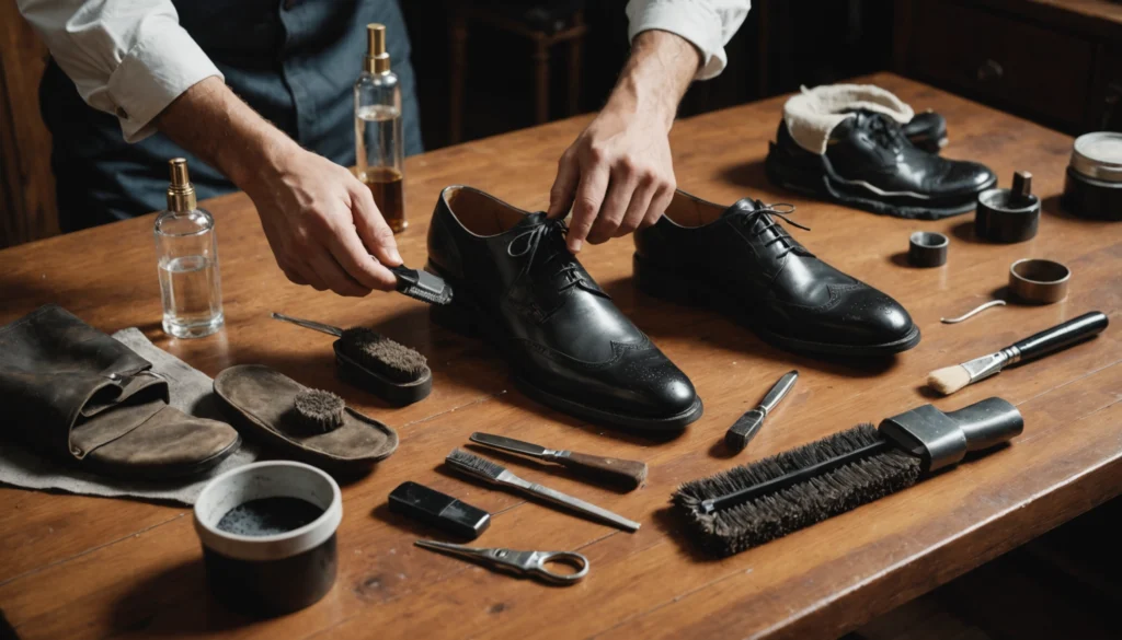 produit pour nettoyer les chaussures